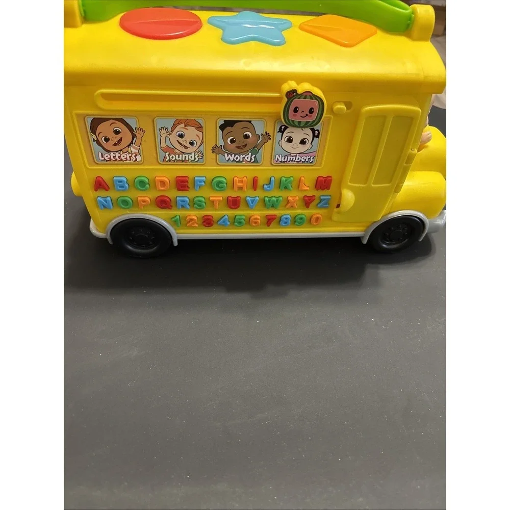 CoComelon Musical Learning Bus ABC Numbers Sounds Educational Toy Tested Works